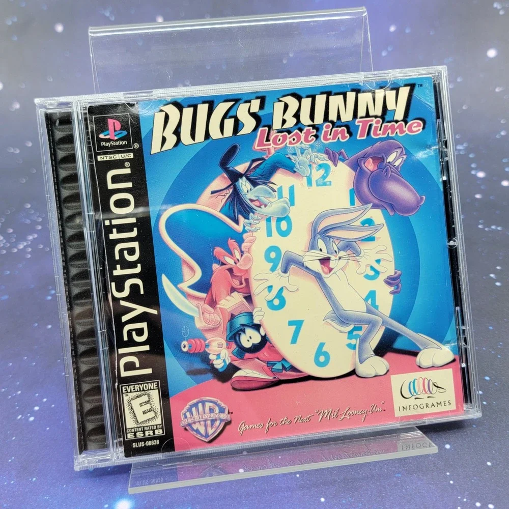 Bugs Bunny Lost in Time Sony PlayStation 1 PS1 1999 Looney Tunes SLUS-00838